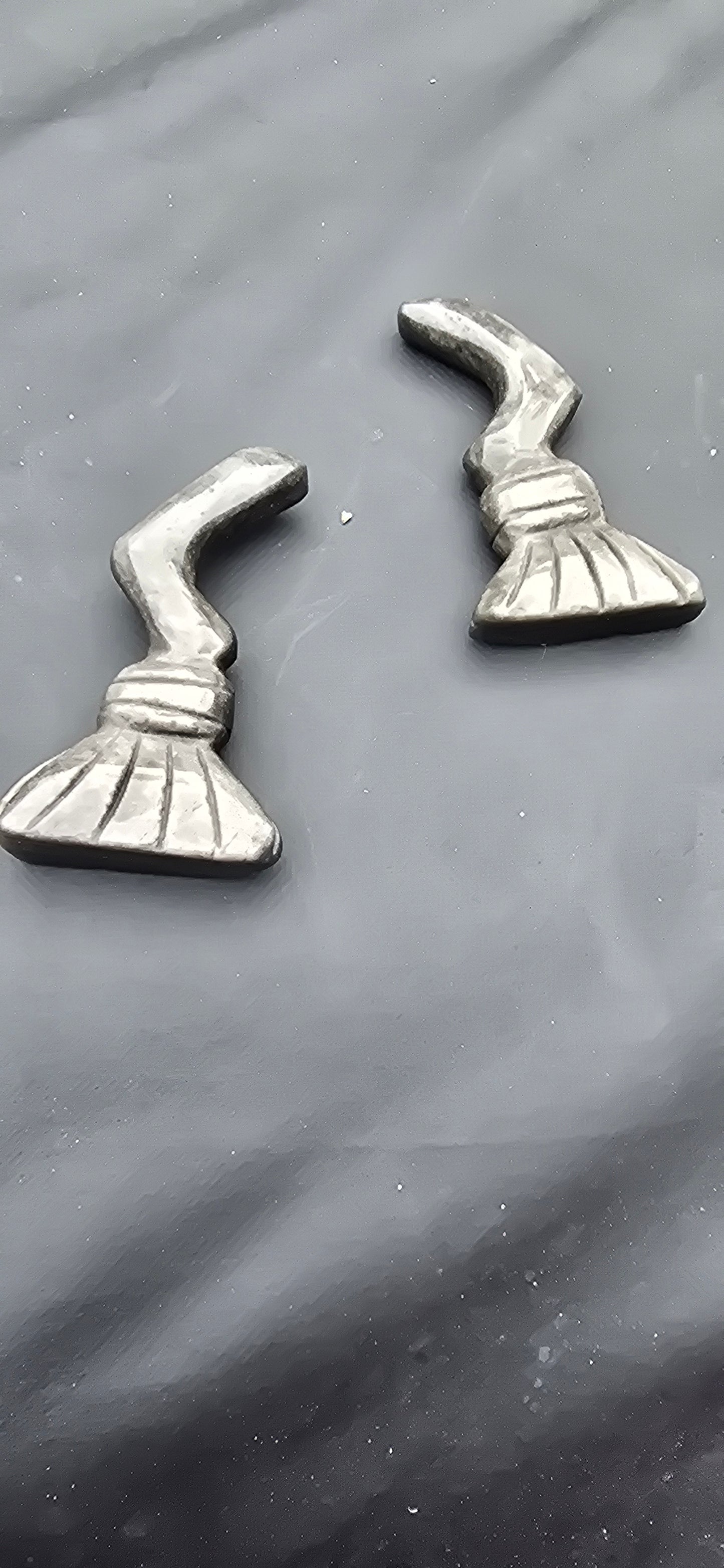 Obsidian Broomstick Carvings