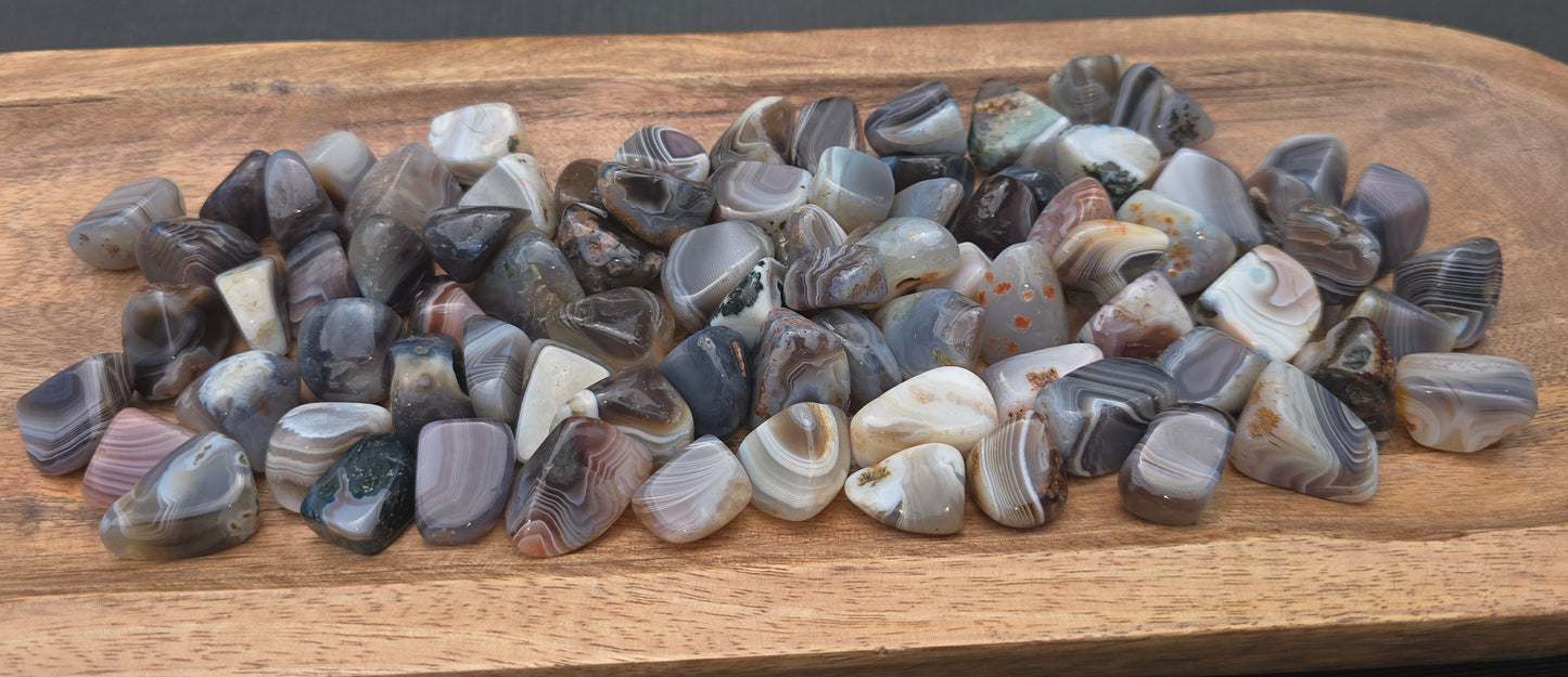 Botswana Agate Tumbled Stones