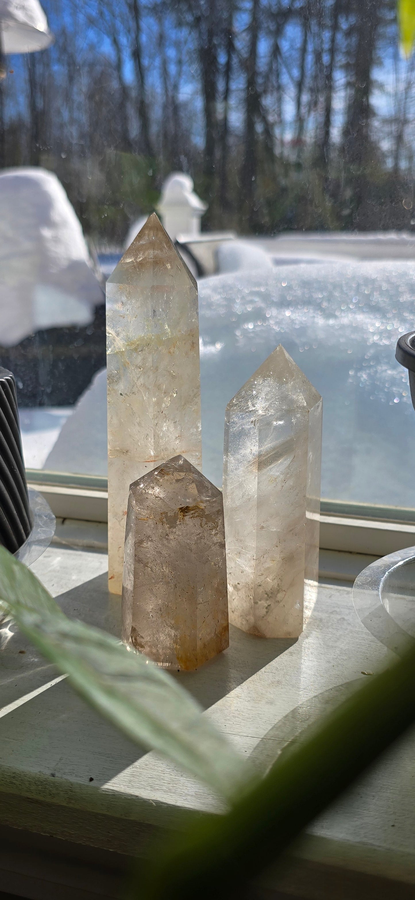 Clear Quartz Towers – Polished Natural Quartz