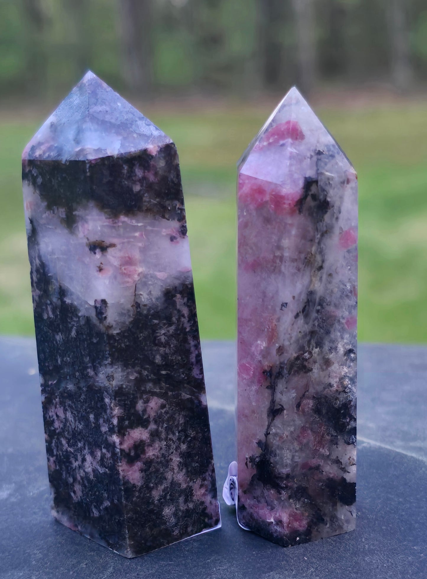 Rhodonite Towers – Polished Natural Stone