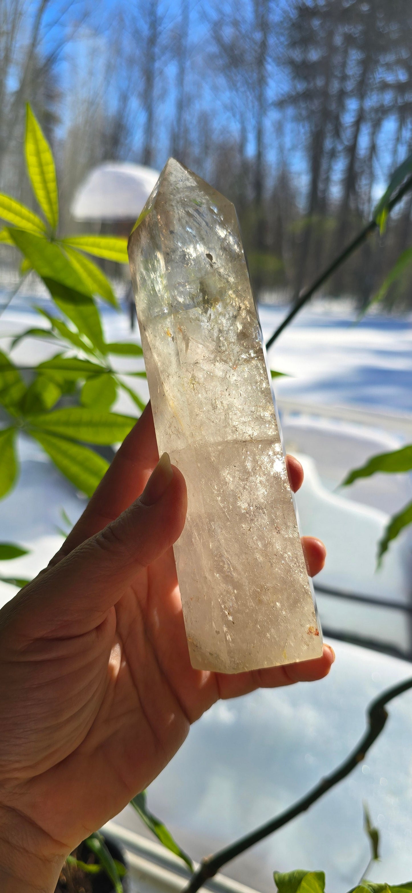 Clear Quartz Towers – Polished Natural Quartz