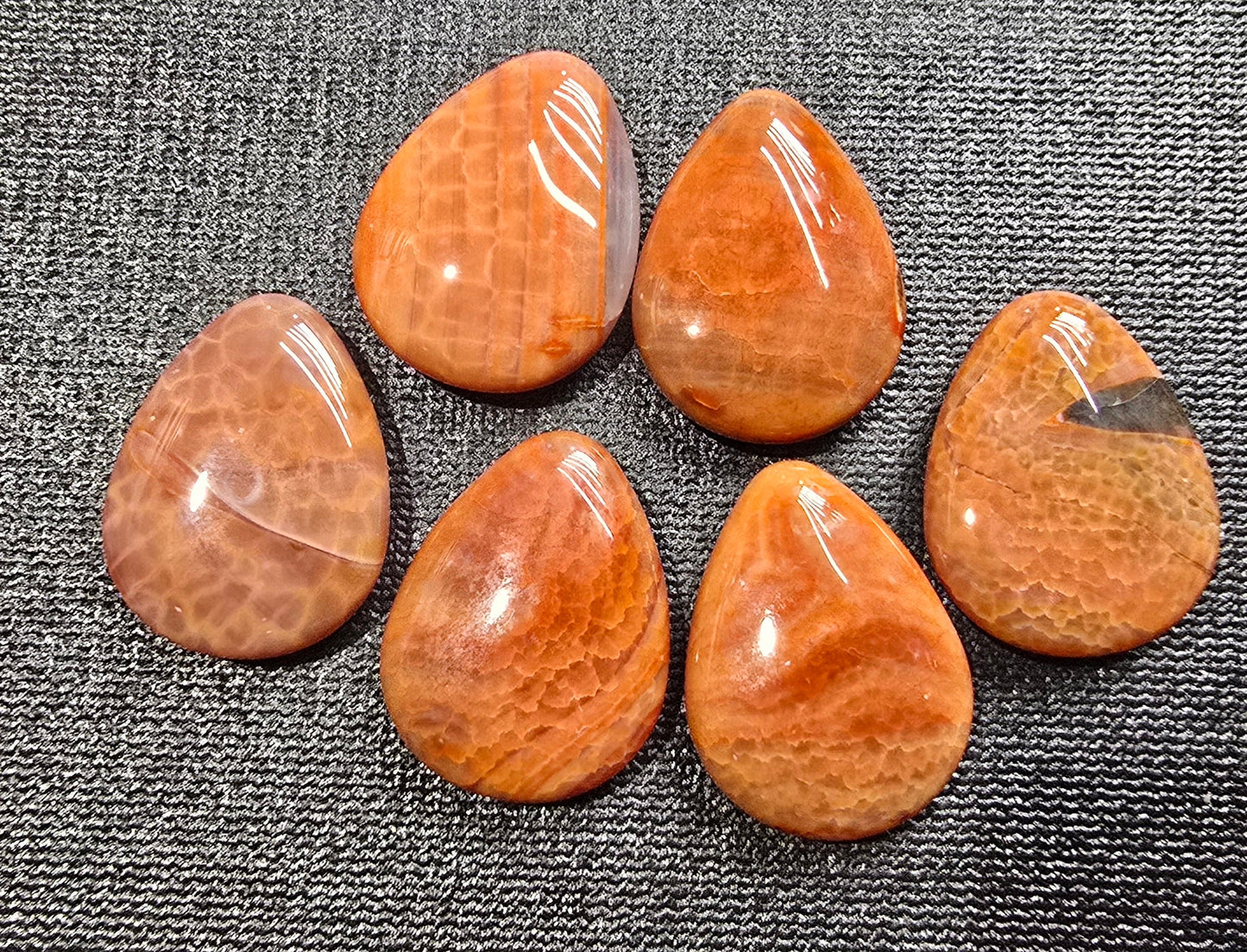 Snakeskin Agate Palm Stones 20.18 grams
