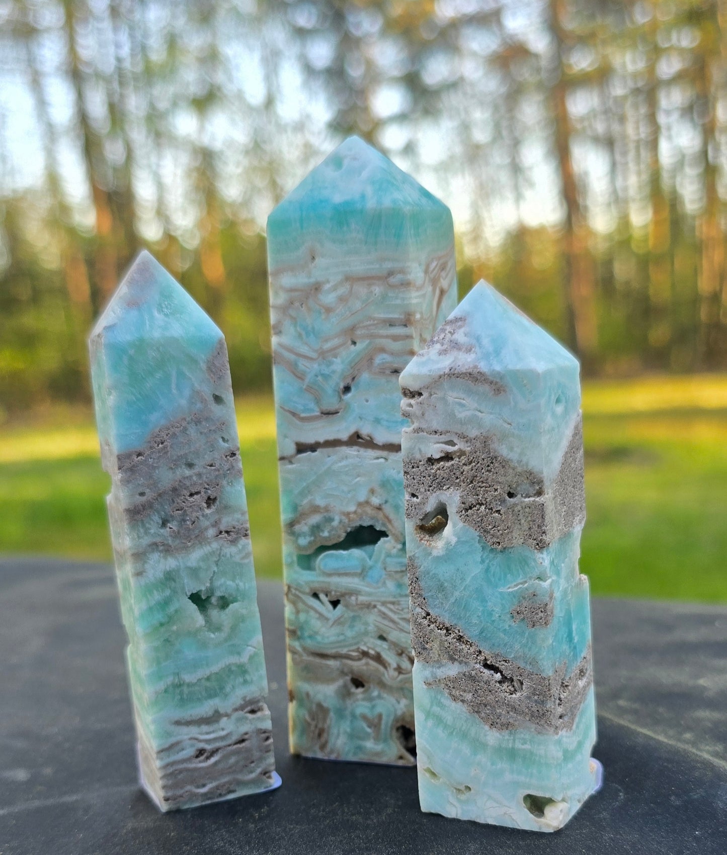 Aragonite Towers – Polished Natural Crystal