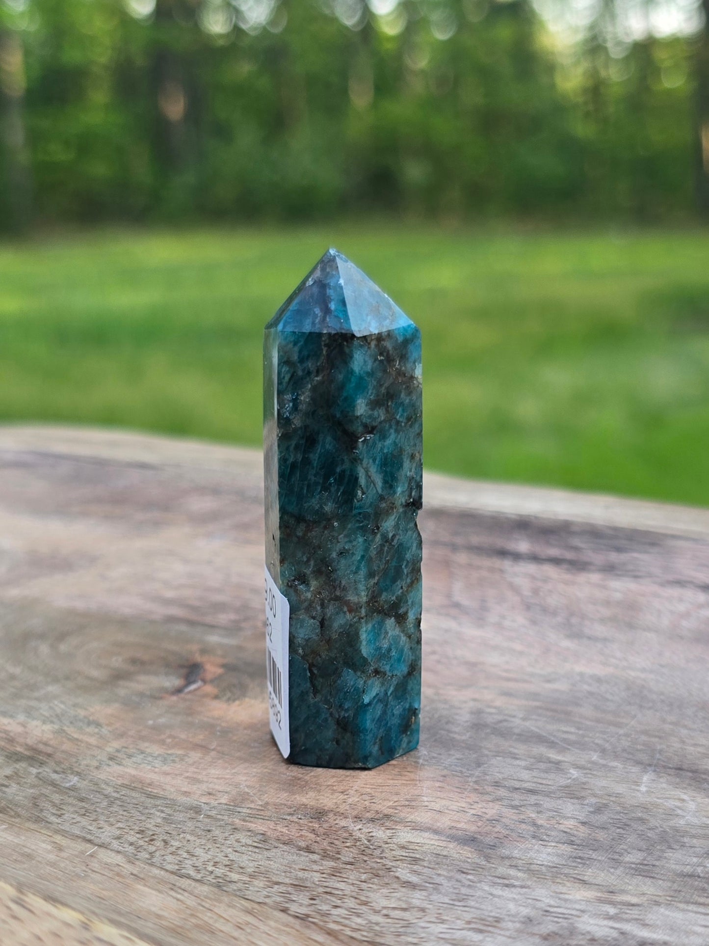 Blue Apatite Towers – Polished Natural Stone