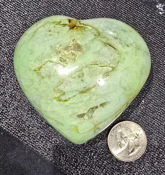 Green Moonstone Carving – Polished Natural Feldspar