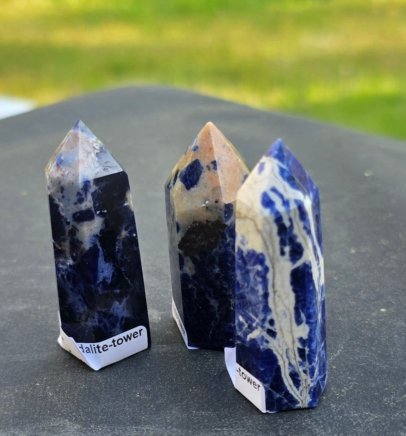 Sodalite Towers – Polished Natural Stone