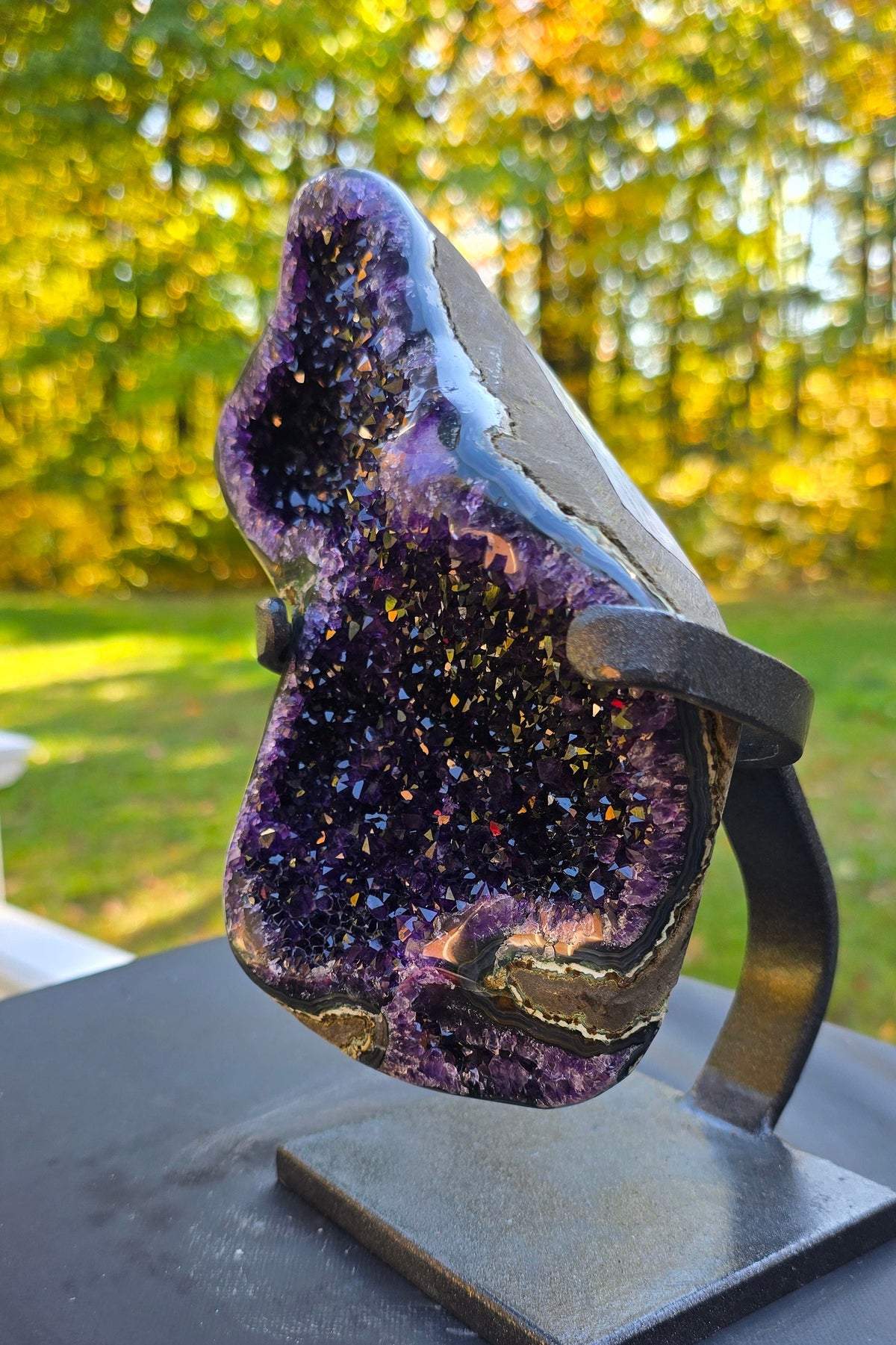 Uruguayan Amethyst Display Specimen – 3.488 kg Natural Crystal Cluster