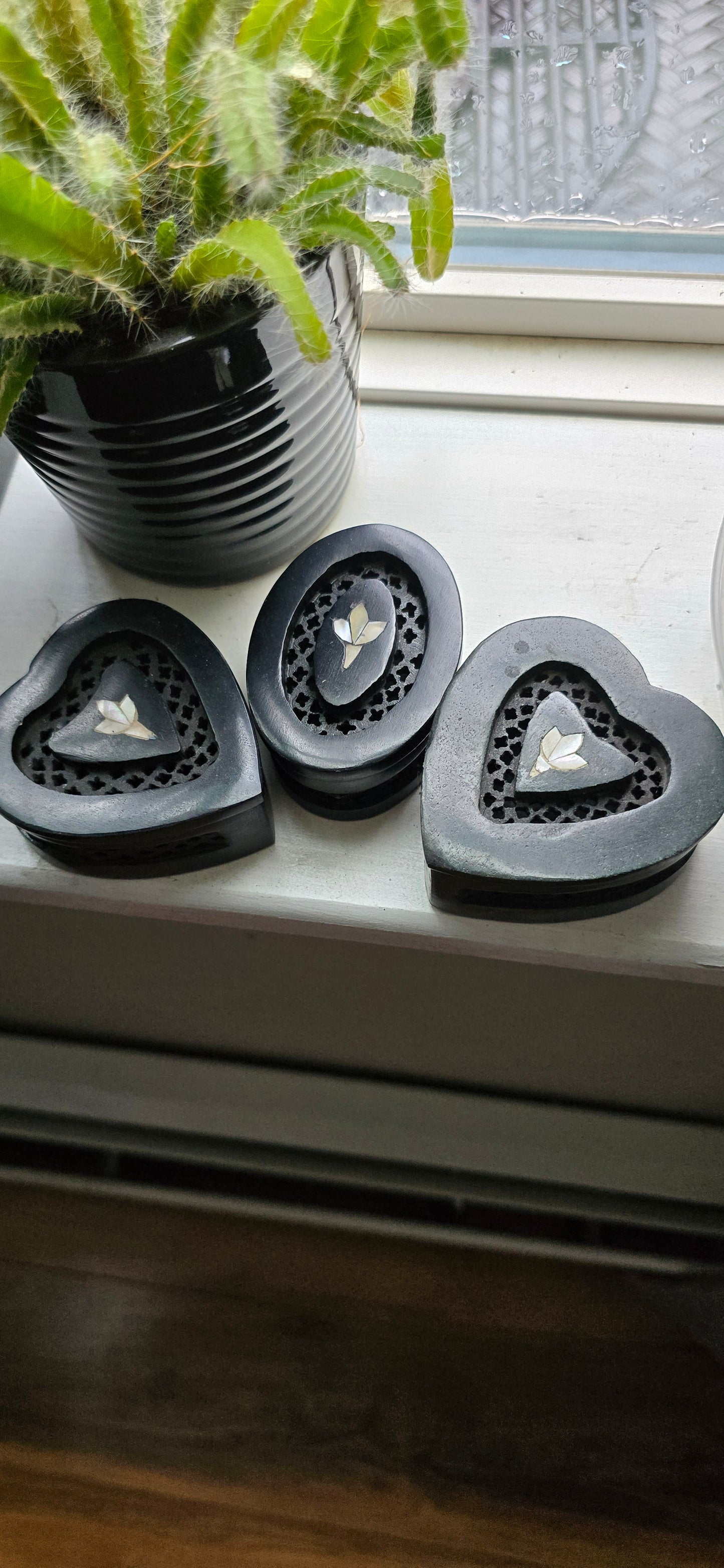 Soap stone Trinket Boxes -Medium size