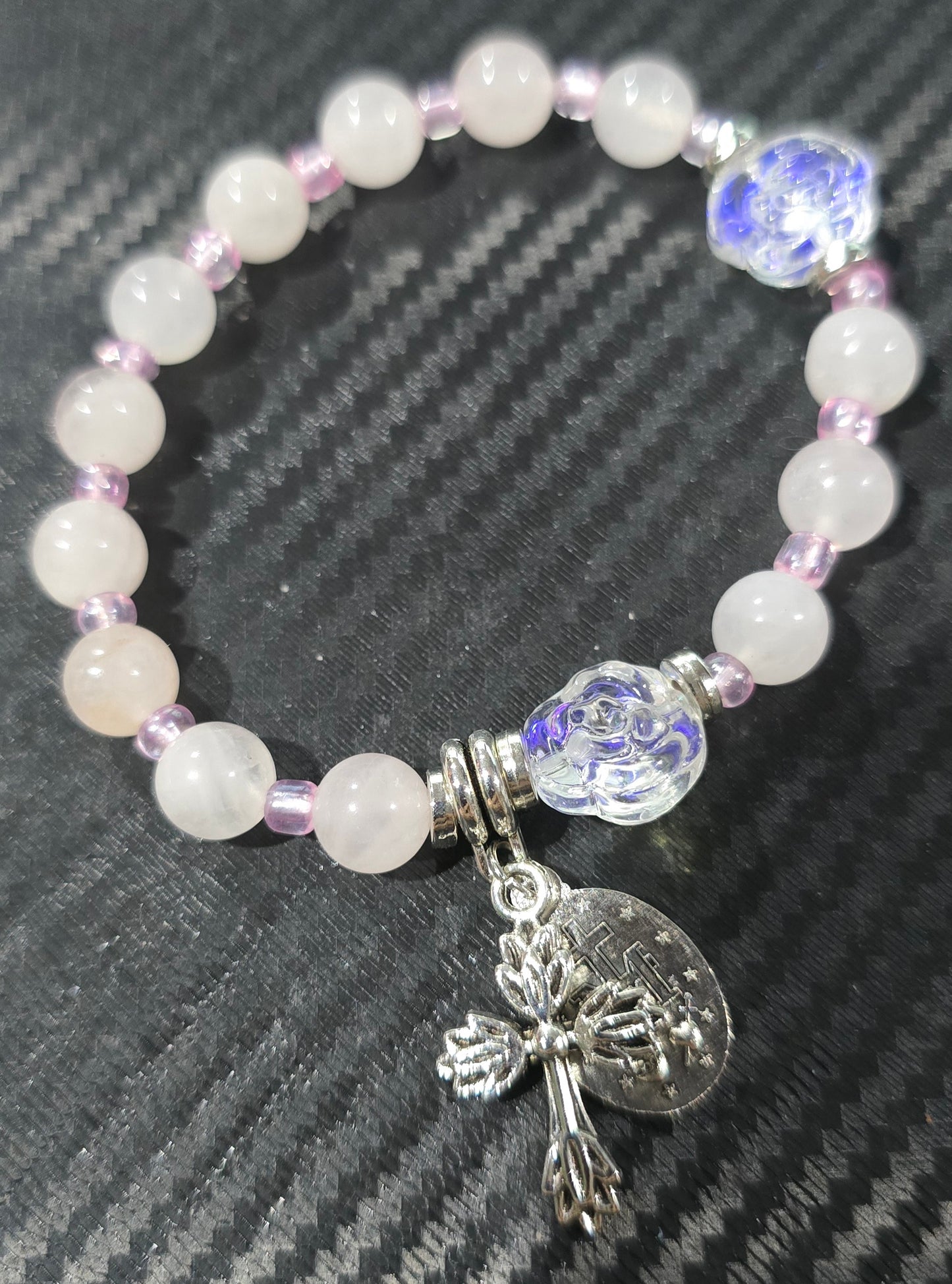 Rose Quartz 8mm Decade Bracelets – Natural Stone Jewelry