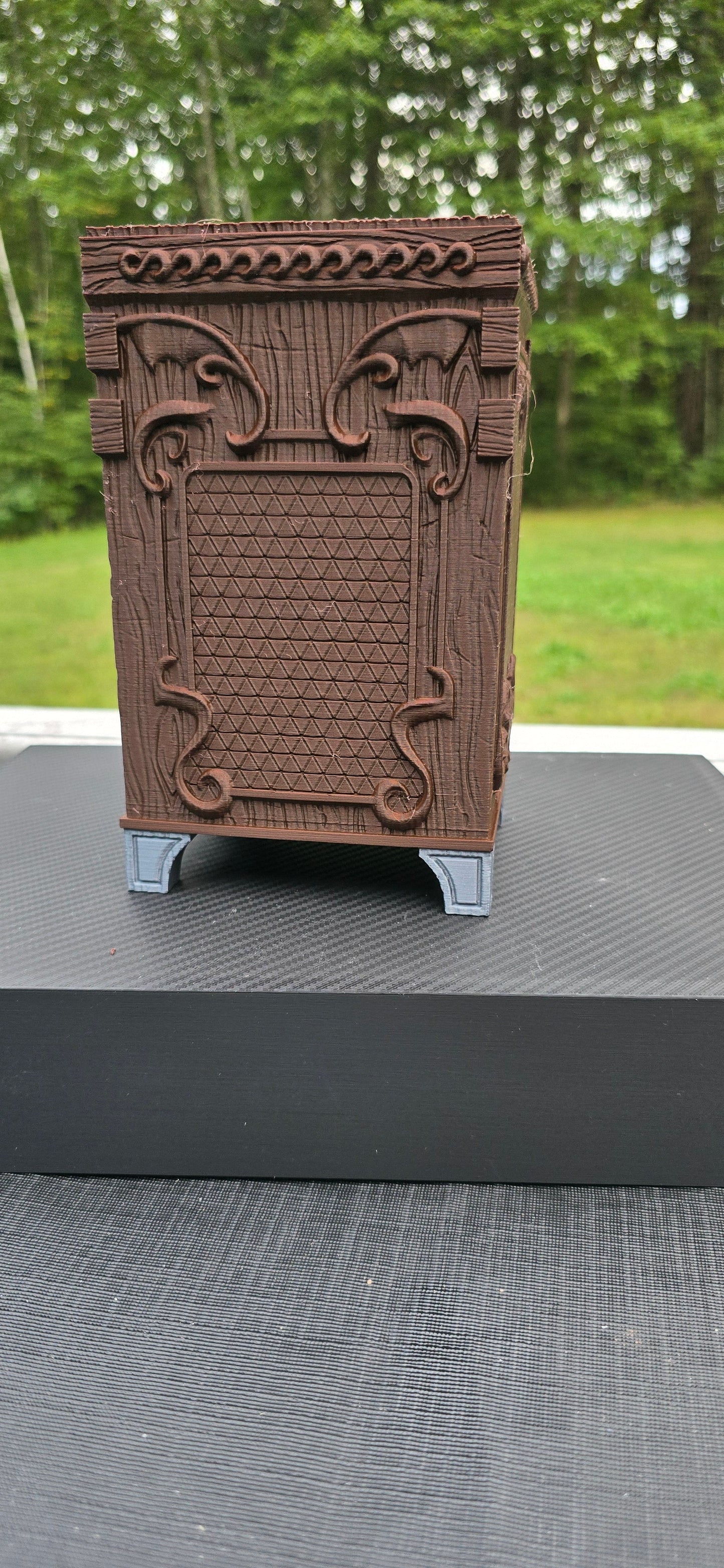 Tarot Card Deck Holder with Storage Compartment – 3D Printed Display Stand