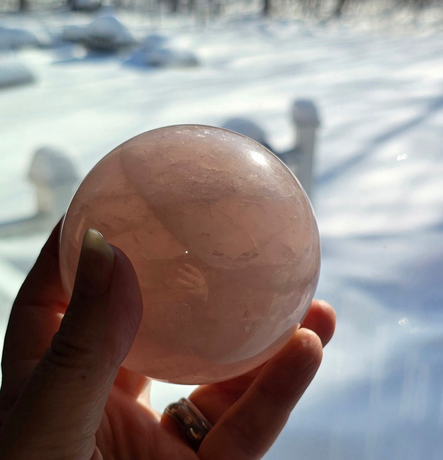 Rose Quartz Spheres – Polished Natural Quartz