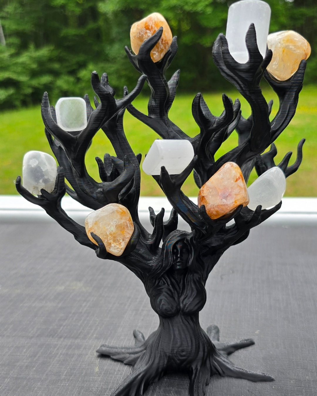 3D Printed Tumble Tree – Unique Crystal Display Décor
