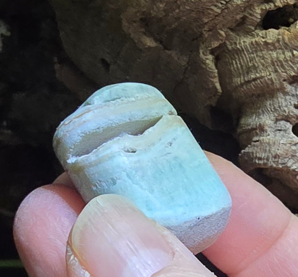 Aragonite tumble stone