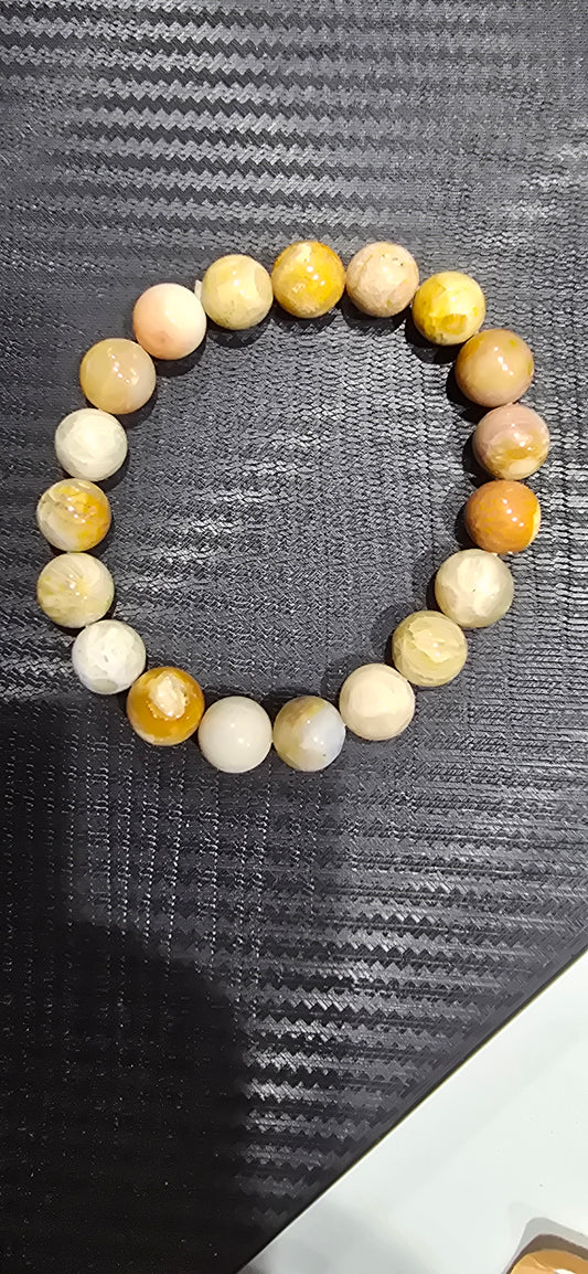 Coral Jade 10mm Bracelet