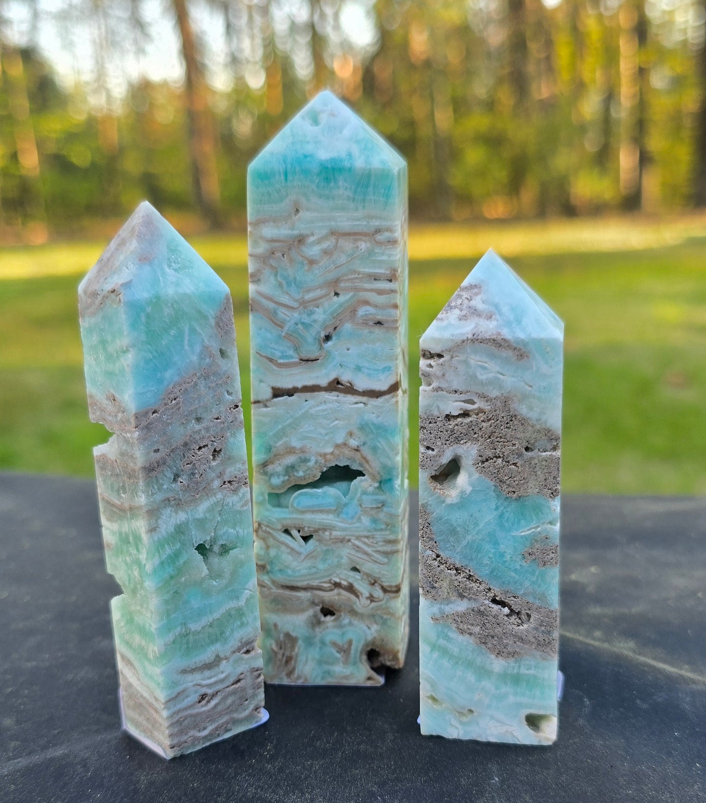 Aragonite Towers – Polished Natural Crystal