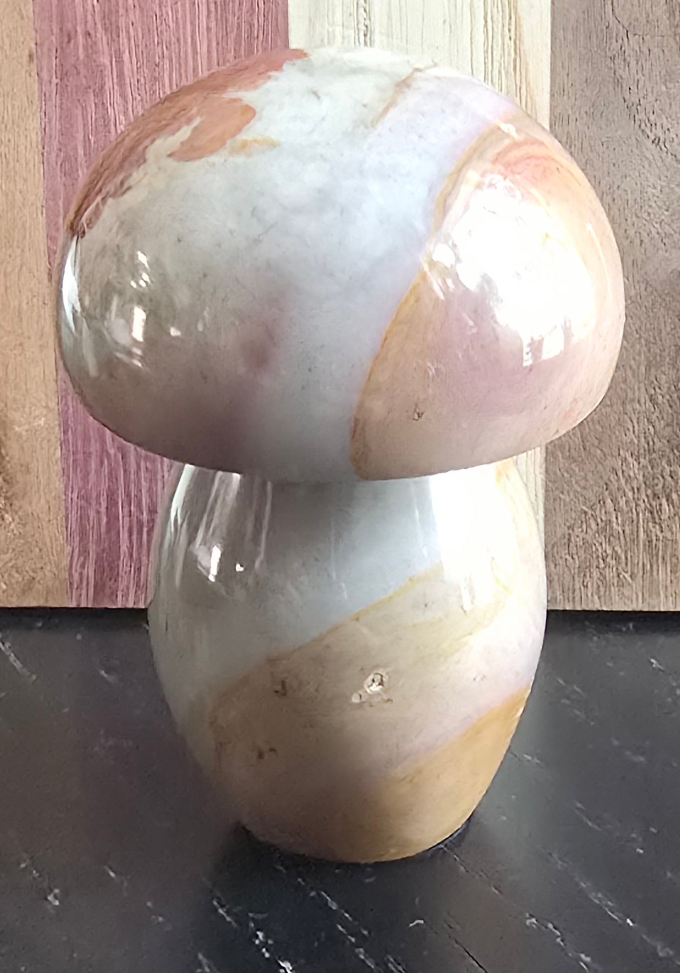 Polychrome Jasper Mushroom Carvings – Polished Natural Jasper