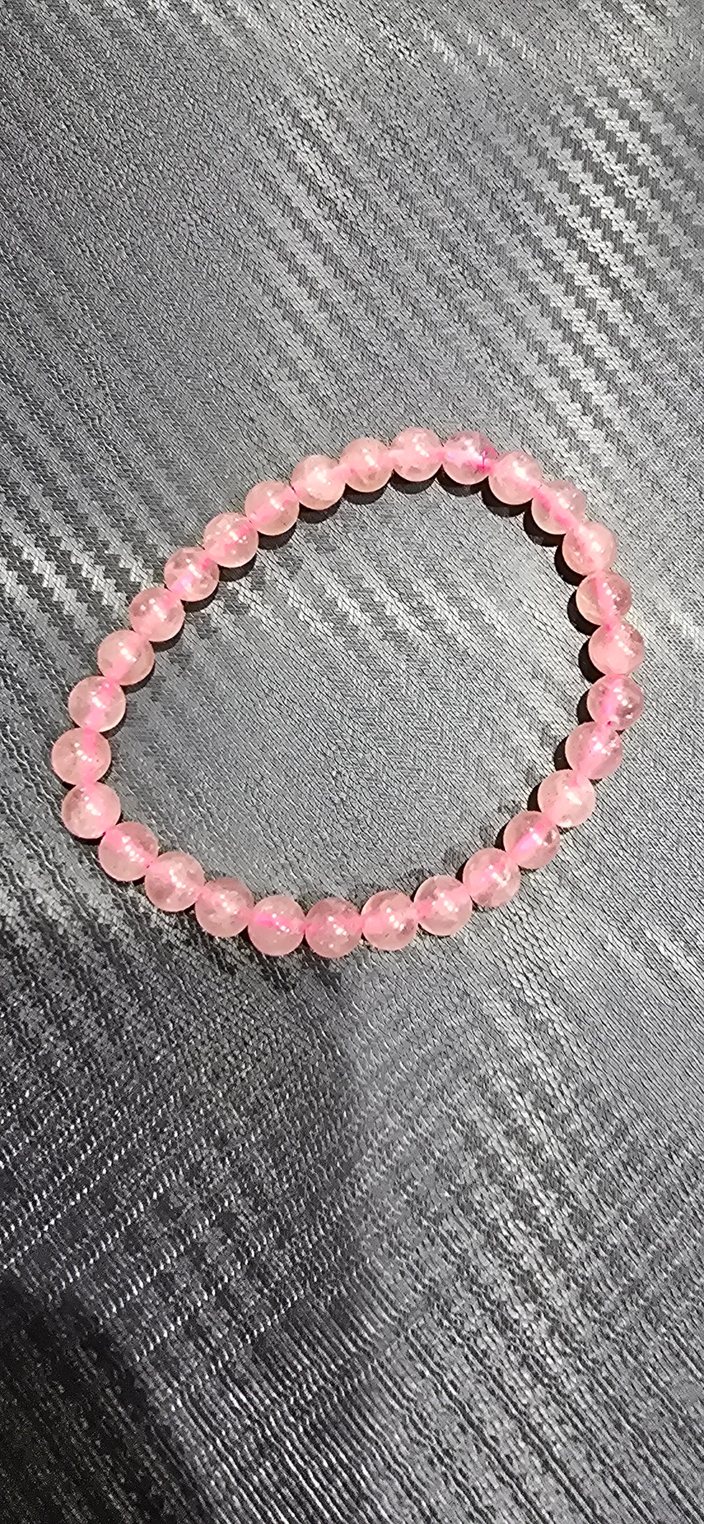 Strawberry Quartz 6mm bracelet