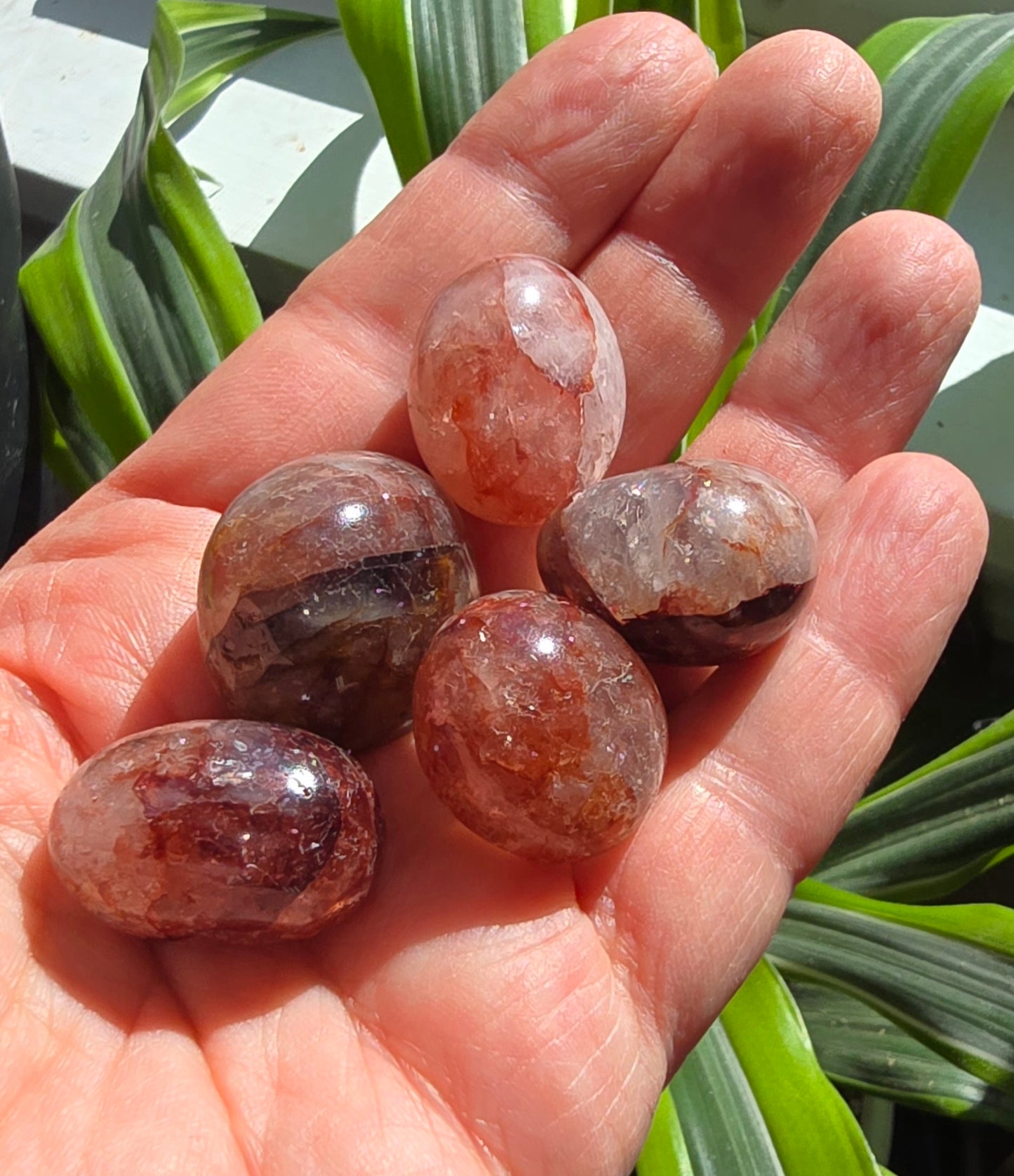 Fire Quartz Tumble Quartz tumble stone