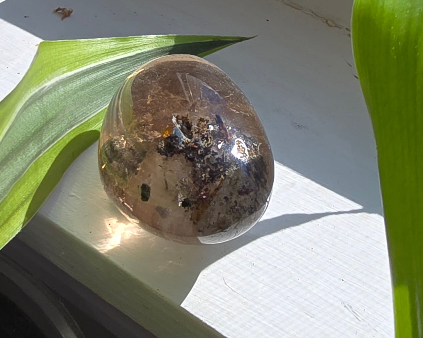 Garden Quartz Lens – Natural Quartz from Brazil