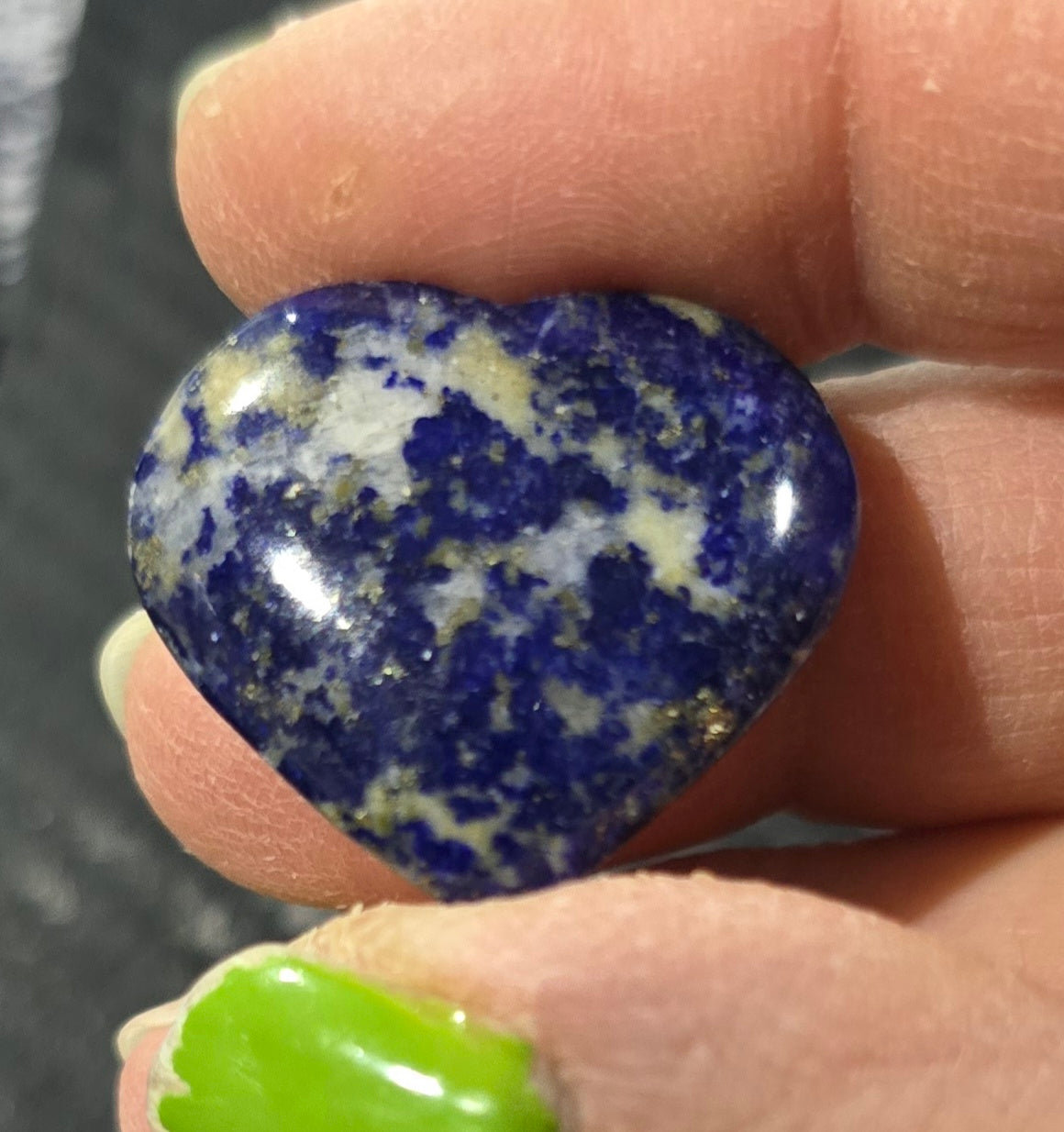 Lapis Lazuli Heart Carvings from Pakistan – Polished Natural Stone