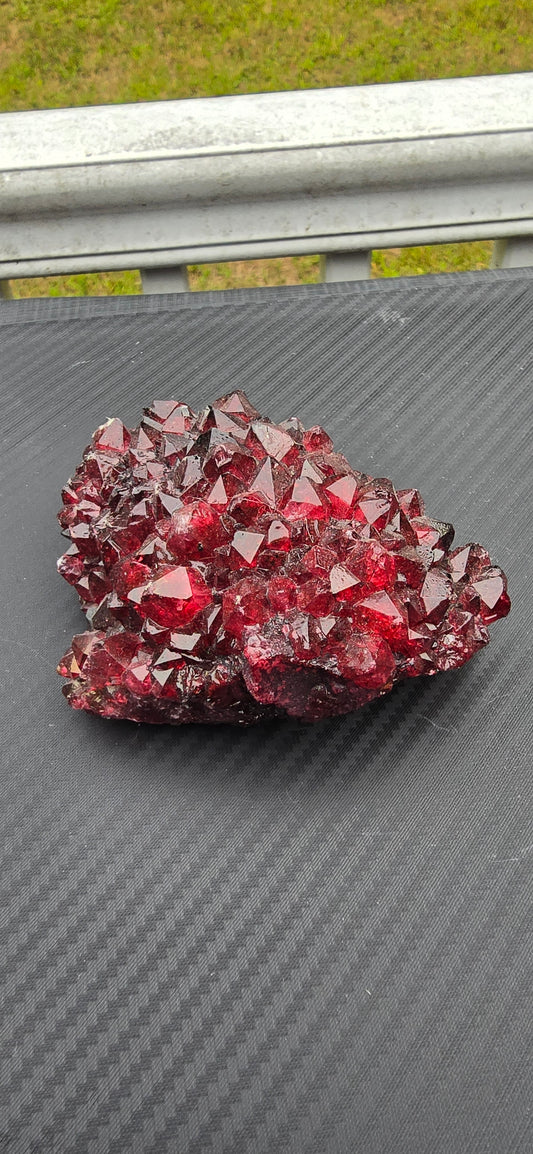 Dyed red Quartz