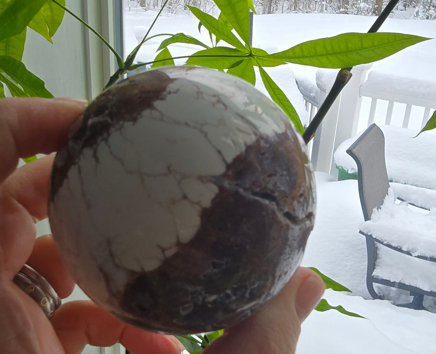 Wild Horse Manganese Natural Stone sphere