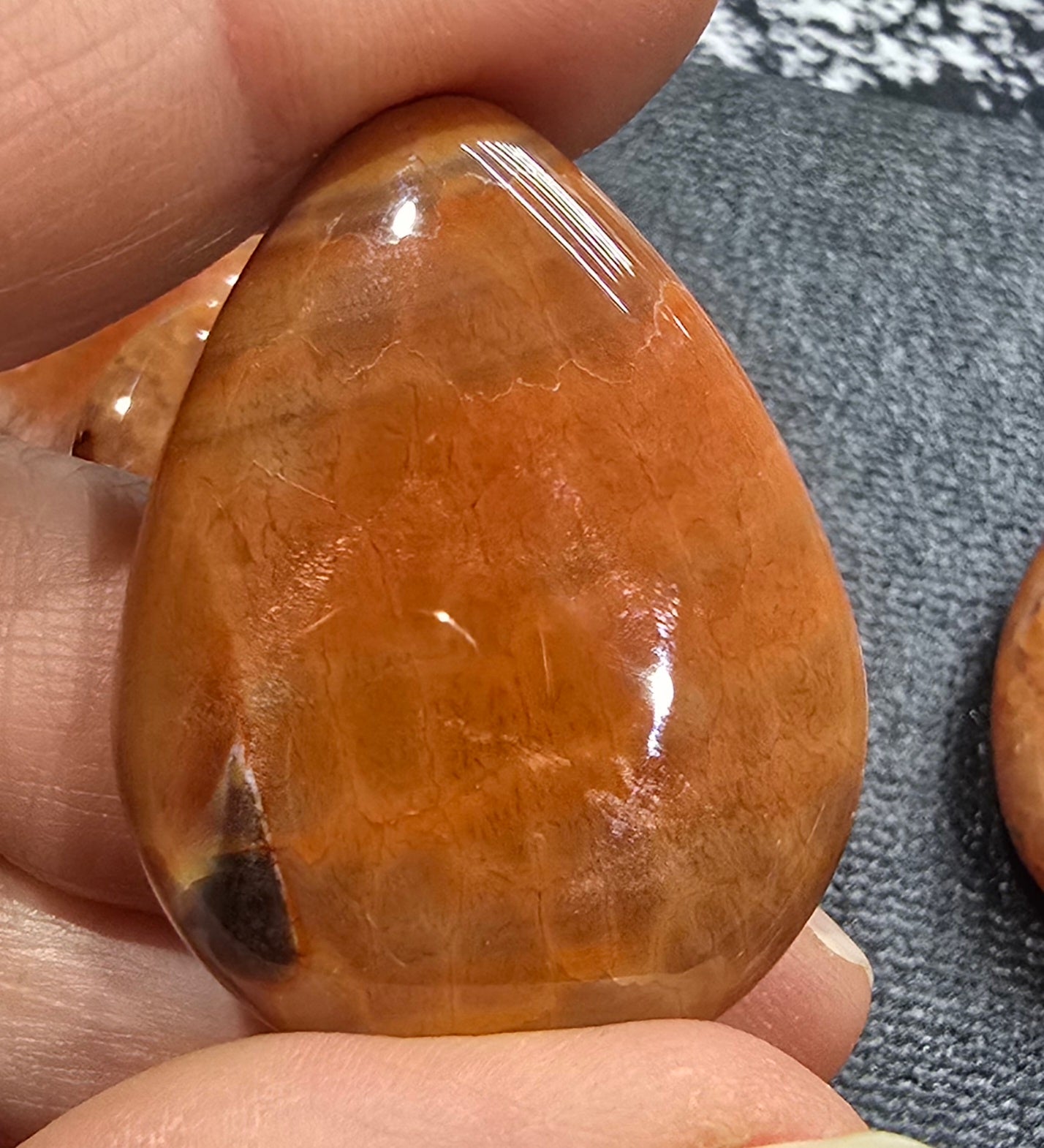 Snakeskin Agate Palm Stones 20.18 grams