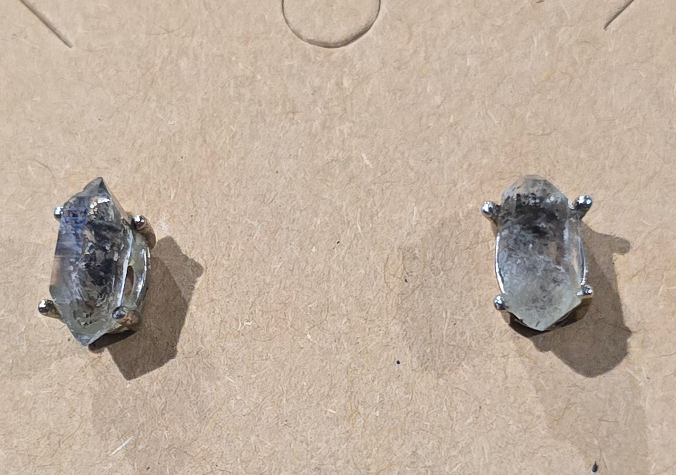 Herkimer Diamond Earrings – Natural Quartz Jewelry