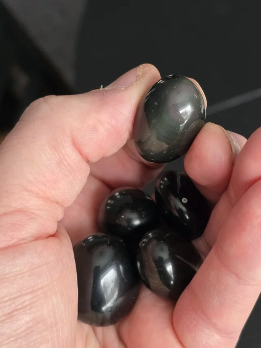 Rainbow Obsidian Tumbles