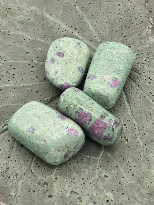 Ruby Fuchsite Tumbles