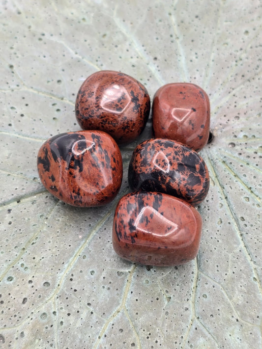 Mahogany Obsidian Tumbles