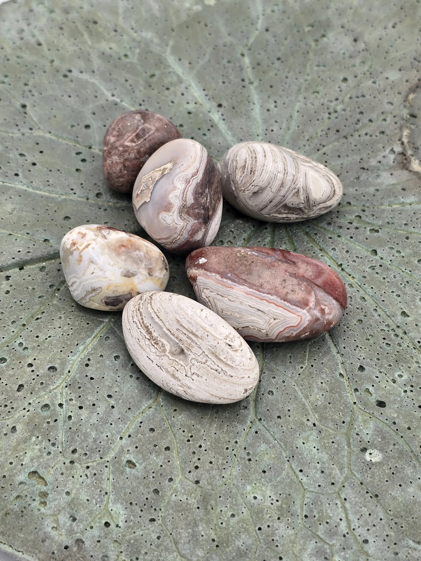 Mexican Crazy Lace Agate Tumbles